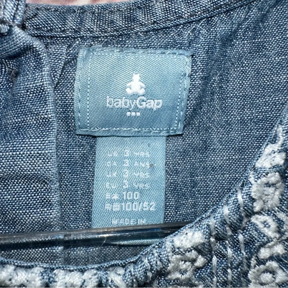 Baby Gap Chambray Boho Top Size 3T